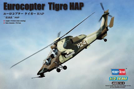 Hobby Boss Aircraft 1/72 EC-665 Tiger HAP French Kit