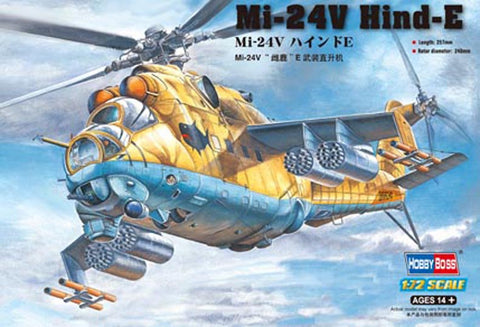 Hobby Boss Aircraft 1/72 MI-24V Hind E Kit