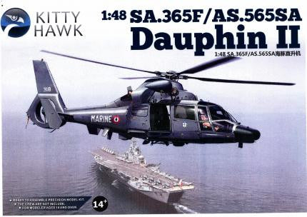 Kitty Hawk Aircraft 1/48 SA365F/ AS565SA Dauphin II Helicopter Kit