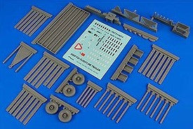 Aerobonus Details 1/32 USAF F2A Flightline Steel-Type Platform Trailer w/Racks Kit