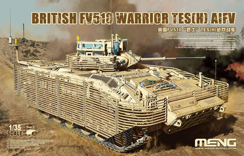 Meng Military 1/35 British FV510 Warrior TES(H) (AIFV) Armored Infantry Fighting Vehicle Kit