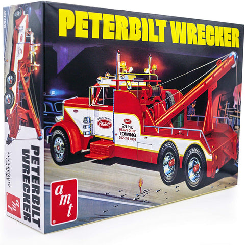 AMT Model Cars 1/25 Peterbilt 359 Wrecker Truck Kit
