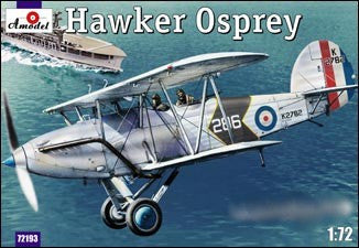 A Model From Russia 1/72 Hawker Osprey Mk I British Naval Recon BiPlane Kit