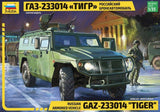 Zvezda Military 1/35 Russian GAZ Tiger Armored Vehicle New Tool Kit