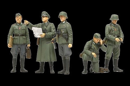 Tamiya Military 1/35 German Field Commander (5 Figures) Kit