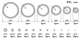 Trumpeter Tools Plastic Rings/Circles (25mm - 75mm) & Disc (1.5mm - 15mm) Set