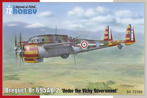 Special Hobby Aircraft 1/72 Breguet Br 695AB2 Ground Attack Aircraft (New Tool) Kit