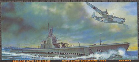 AFV Club Ships 1/350 USS Gato Class Submarine 1943 Kit