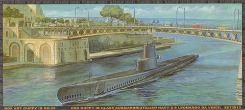 AFV Club Ships 1/350 USN Guppy IB Class Submarine Kit