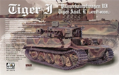 AFV Club Military 1/35 SdKfz 181 Tiger I Late Tank Kit
