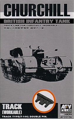 AFV Club Military 1/35 British Churchill Type T144 Dbl Pin Workable Track Links Kit