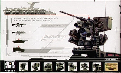 AFV Club Military 1/35 M151 Remote Weapon Station Kit