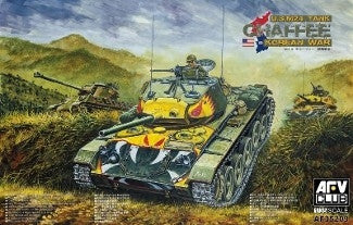 AFV Club Military 1/35 US M24 Chaffee Tank Korean War Kit
