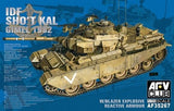 AFV Club Military 1/35 IDF Sho't Kal Tank w/Blazer Explosive Reactive Armor Gimel 1982 Kit