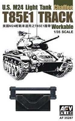 AFV Club Military 1/35 T85E1 Workable Track Links for US M24 Light Tank Kit