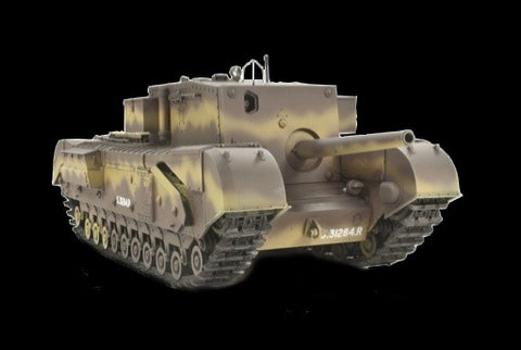 AFV Club Military 1/35 British Churchill Tank w/3 inch 20CWR Gun Kit