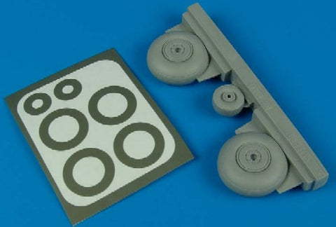 Aires Hobby Details 1/48 C47 Wheels & Paint Masks For TSM