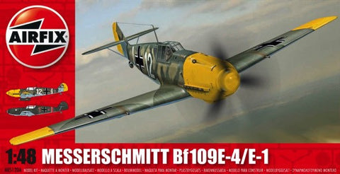 Airfix Aircraft 1/48 Messerschmitt Bf109E1/3/4 Fighter Kit