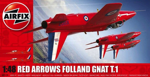 Airfix Aircraft 1/48 Red Arrows Gnat T1 British Aerobatic Trainer Kit