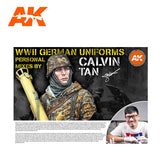 AK Interactive 	WWII German Uniforms Personal Mixes by Calvin Tank Acrylic Paint Set (18 Color) 17ml Bottles