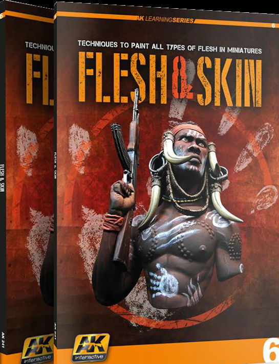 AK Interactive Flesh & Skin Techniques for Painting Miniatures Book