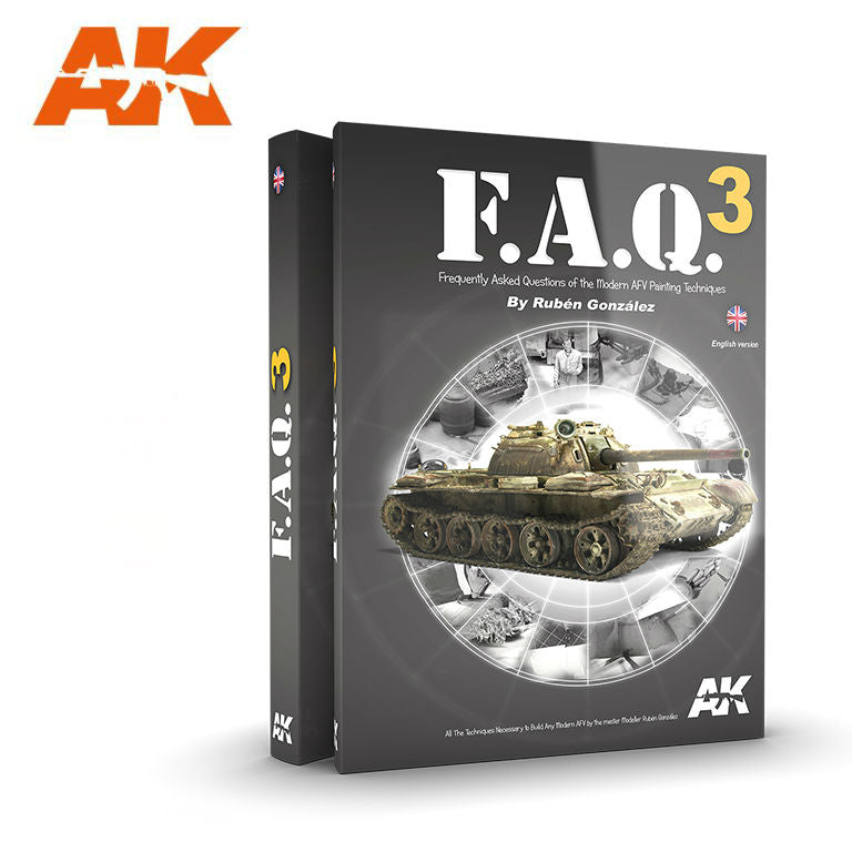 AK Interactive Books - FAQ 3 Modern AFV Painting Techniques Book