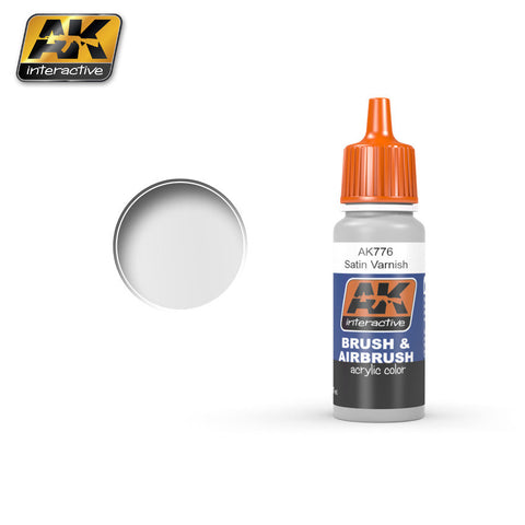 AK Interactive Satin Acrylic Varnish 17ml Bottle