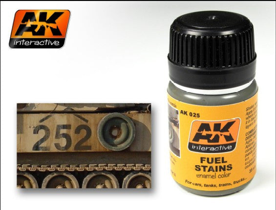 AK Interactive Fuel Stains Enamel Paint 35ml Bottle