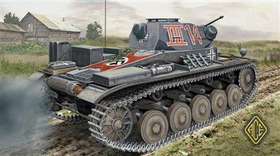 Ace Military Models 1/72 PzKpfw II SdKfz 121 Ausf C Light Tank Kit