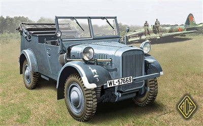 Ace Military Models 1/72 Kfz2 WWII German Radio Car Kit