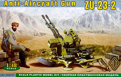 Ace Military 1/48 ZU23-2 Anti-Aircraft Gun Kit