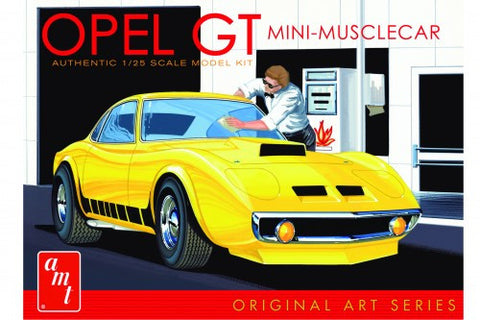 AMT Model Cars 1/25 Opel GT Car (White) Kit