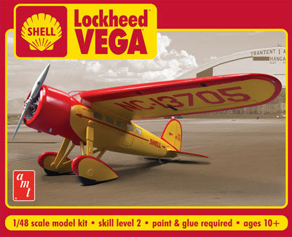 AMT Aircraft Models 1/48 Lockheed Vega Shell Oil Aircraft Kit