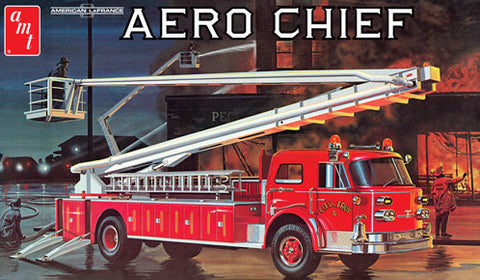 AMT Model Cars 1/25 1970's American LaFrance Aero Chief Fire Truck Kit