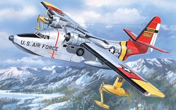 A Model From Russia 1/144 HU16B Triphibian USAF Transport Hydroplane Kit