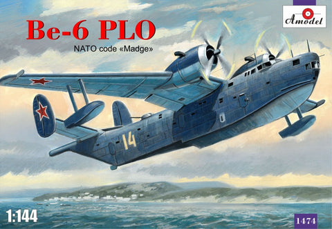 A Model From Russia 1/144 Beriev Be6 PLO NATO Code Madge Aircraft Kit
