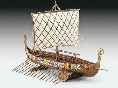 Aoshima Ship Models 1/350 Viking Ship 9th Century Kit