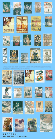 Archer Fine Transfers 1/35 German Propaganda Posters #1 (39)