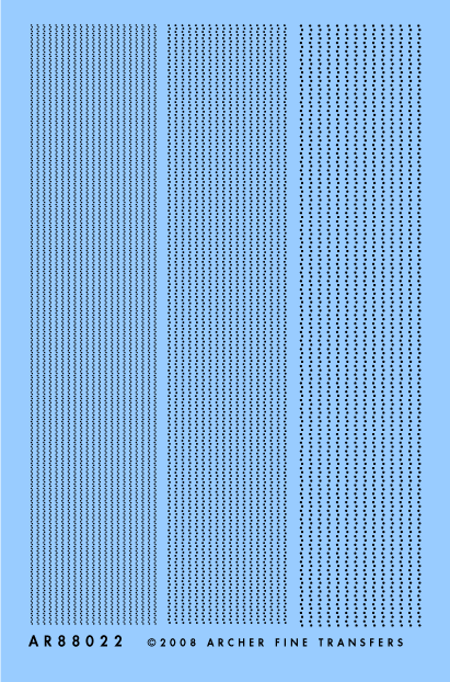 Archer Fine Transfers Surface Details: Dbl Row Rivets Fasteners (Various Scales)