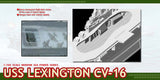 Dragon Model Ships 1/700 USS Lexington CV16 Aircraft Carrier Kit