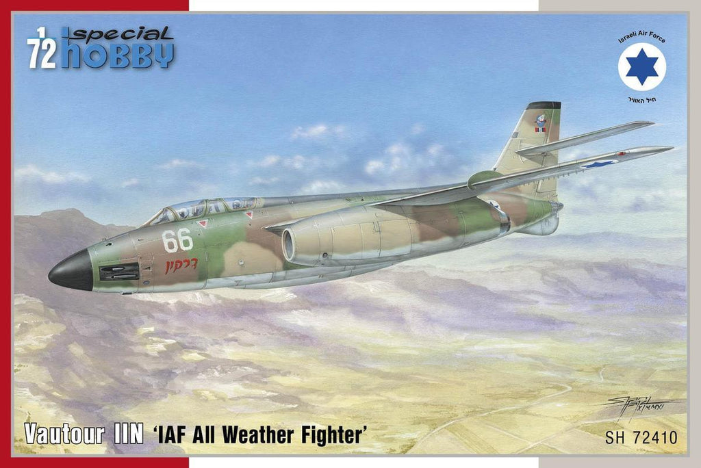 Special Hobby Aircraft 1/72 Vautour IIN IAF All-Weather Fighter Kit
