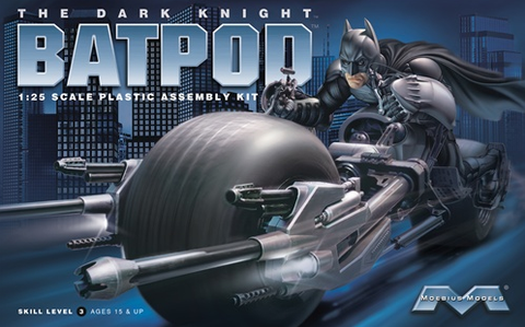 Moebius Models Sci-Fi 1/25 Batman Dark Knight Rises: Bat Pod Kit