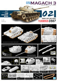 Dragon Military 1/35 Magach 3 IDF Main Battle Tank 50th Anniversary The Six-Day War Smart Kit