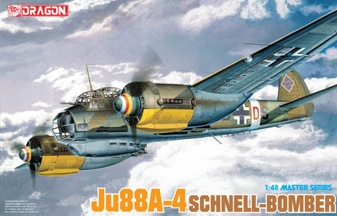 Dragon Models Aircraft 1/48 Ju88A4 Schnell Bomber Kit