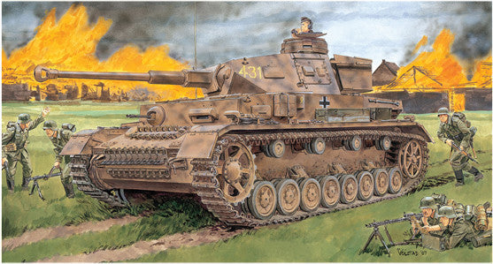 Dragon Military 1/35 PzKpfw IV Ausf F2(G) Tank Smart Kit