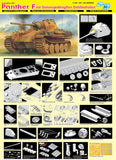 Dragon Military 1/35 Panther F Tank w/Rubber Steel Castors Muted Smart Kit w/Magic Tracks