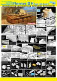 Dragon Military 1/35 SdKfz 138 PzJager 38 Marder III H Fgst38t Ausf E Tank Kit