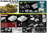 Dragon Military 1/35 PzKpfw III Ausf M Tank Kursk 1943 Smart Kit