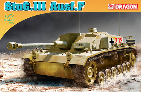 Dragon Military 1/72 StuG III Ausf F Tank Kit