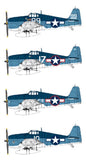 Cyber-Hobby Aircraft 1/72 F6F3 Hellcat Fighter w/Carrier Deck Section Kit